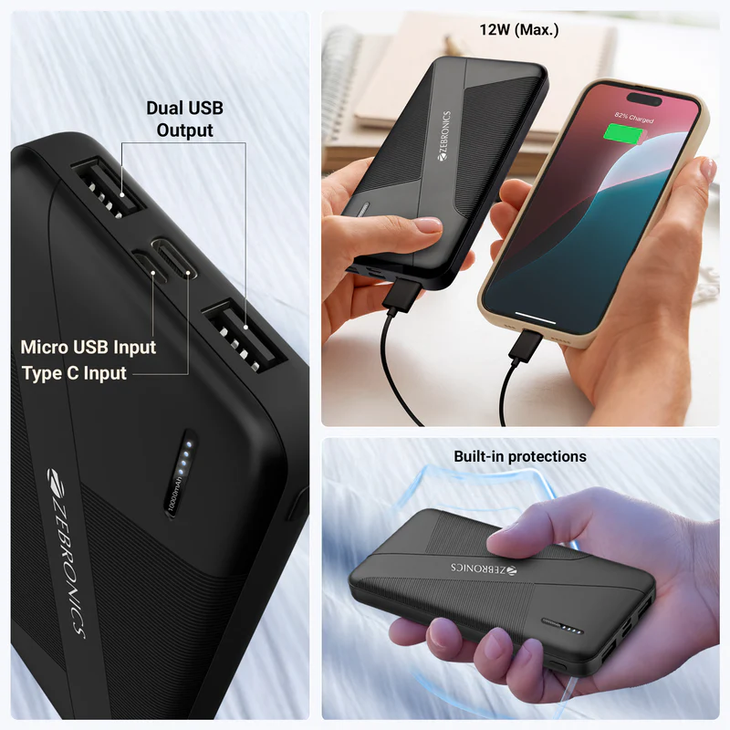 Zebronics Energipod PB17 10000mAh Power Bank