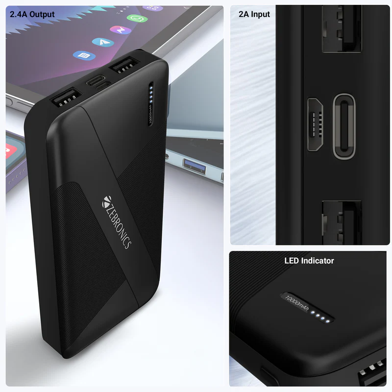 Zebronics Energipod PB17 10000mAh Power Bank