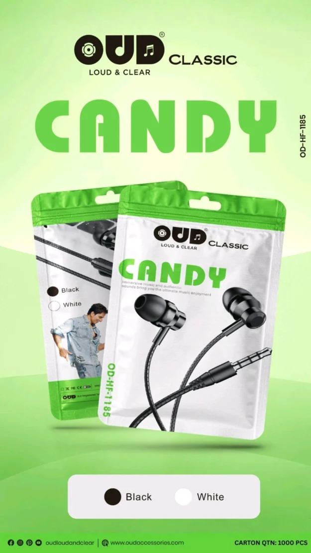 OUD Candy Stereo Earphone